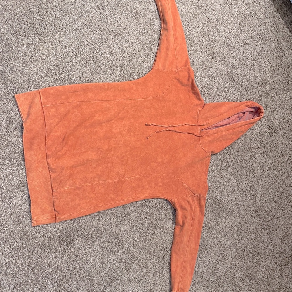 Sweater dress dark orange